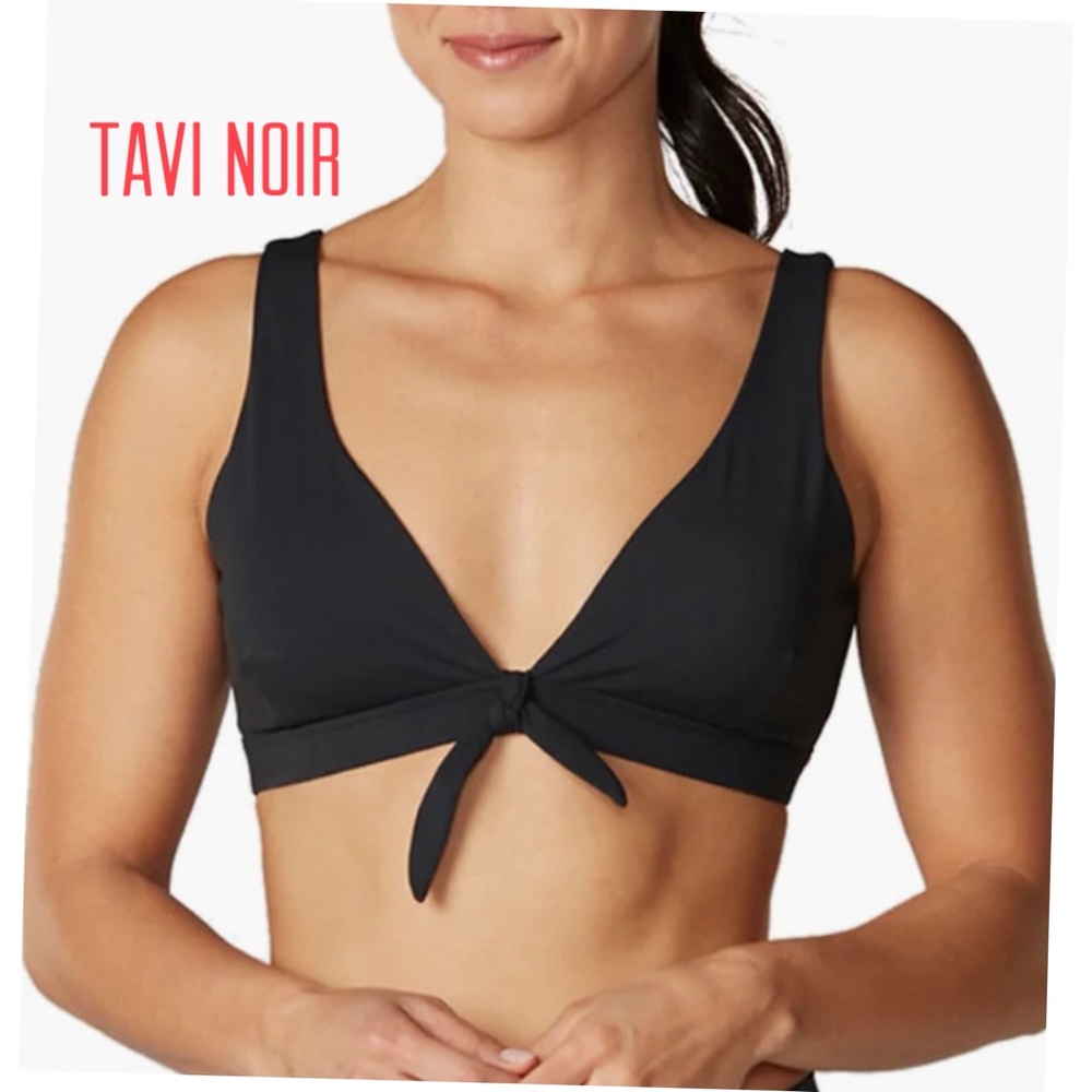 TAVI NOIR Tie Front Yoga Sports Bra Size L Brand New